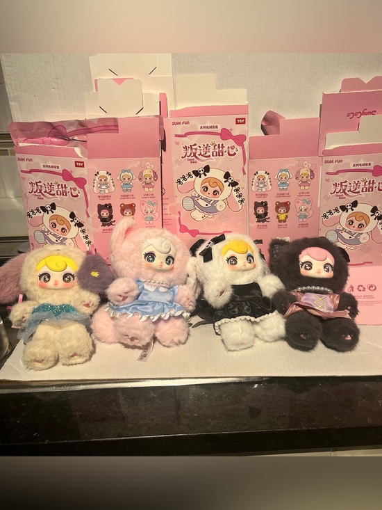 Nommi and Maymei Other - Blind box SunyCoCo 4- Plush Charm Bundle  from the Rebellious Sweetheart Series